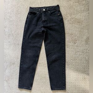 Zara High Rise Straight Leg Jeans
